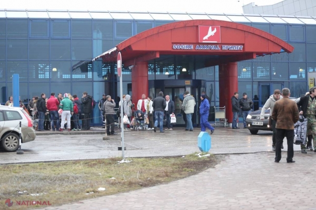 Zboruri anulate de pe aeroportul din Chișinău