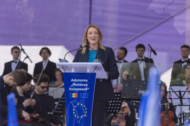 Președinta Parlamentului European, la Adunarea „Moldova Europeană”: „Europa este Moldova. Moldova este Europa!”