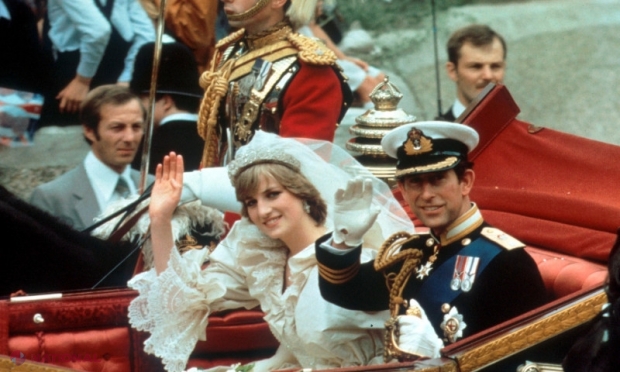 FOTO // Mesajul secret din pantofii purtați de prințesa Diana în ziua în care s-a căsătorit cu prințul Charles