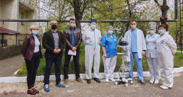 FOTO, VIDEO // NGM Company oferă o șansă la VIAȚĂ pacienților cu forme grave de COVID-19 din raionul Soroca. Spitalul raional a primit în dar un aparat performant de ventilație artificială a plămânilor