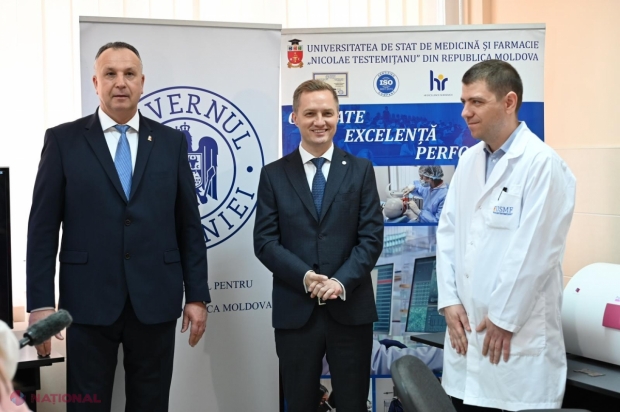 FOTO // Guvernul României a dotat, prin intermediul DRRM, USMF „Nicolae Testemițanu” cu tehnică MODERNĂ de studiu și cercetare: Doar șapte universități din Europa au asemenea sistem