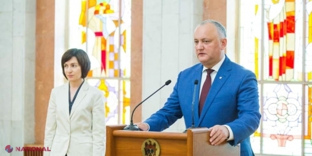 Dodon NU o va mai accepta pe Maia Sandu PREMIER, în cazul în care cade Guvernul şi se negociază o noua majoritate 