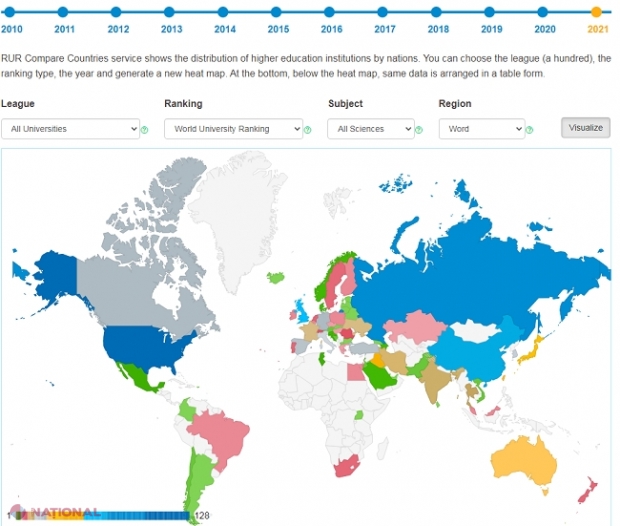 ZECE universități românești în Top 1 000 mondial în domeniile „științe tehnice” și „științele naturii”