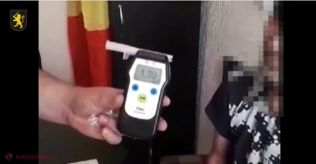 VIDEO // Șofer inconștient, cu alcoolemie de 1,39 la volan, pe o stradă din Fălești: „Eu știu de asta că am servit. Nu spun nimic”