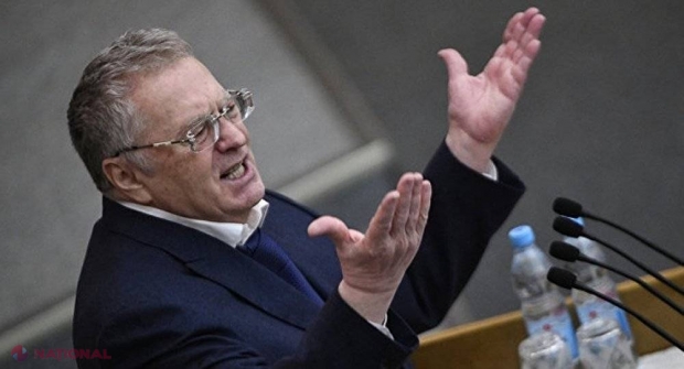 VIDEO // Jirinovski consideră că apariția R. Moldova ca stat a fost o „GREȘEALĂ”. „Trebuie să vorbim de „REVENIRE”, ca în cazul Crimeii”