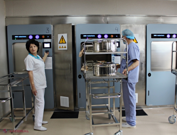 Echipament NOU pentru sterilizarea instrumentelor medicale după operații, la Institutul Oncologic: A costat 12 milioane de lei