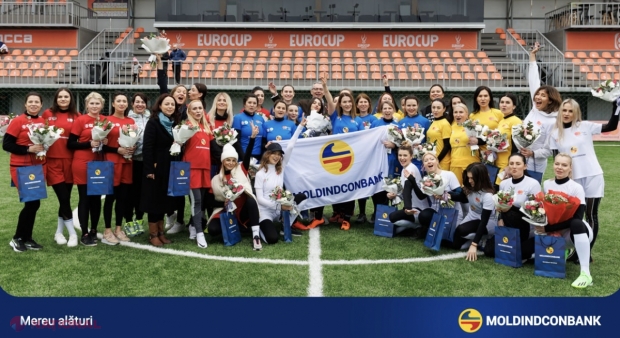 FOTO // Patru echipe de femei puternice au participat la mini-turneul de fotbal CARITABIL, organizat de Pudra Card