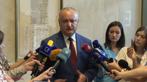 VIDEO // Dodon CONTRAATACĂ: Condițiile prezentate de PD ca fiind ale sale ar fi fost trimise la Moscova acum doi ani de către Plahotniuc, ca să-i fie închise dosarele penale: „Va fi mult noroi”