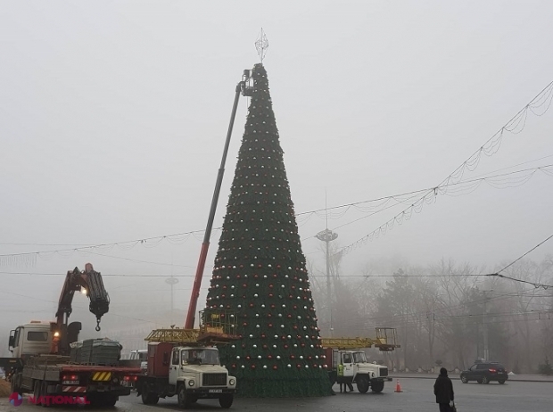 Sărbătorile de iarnă organizate de Guvernul Chicu în centrul Chișinăului vor costa 8,7 MILIOANE de lei