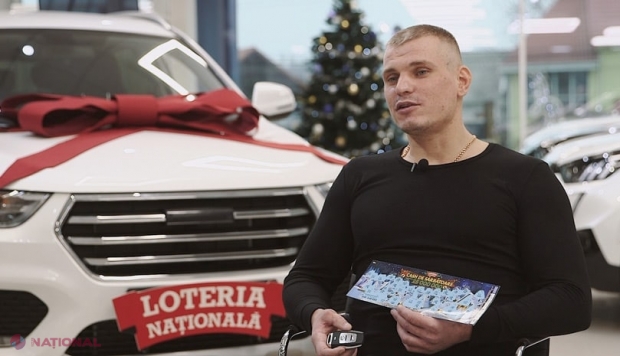 VIDEO // Dar motorizat de Crăciun pentru un norocos din Chișinău – a câștigat un crossover: „Așa a fost NOROCUL meu înainte de sărbători. Oamenii trebuie să creadă că este real, să nu arunce biletele și să aștepte șansa lor”