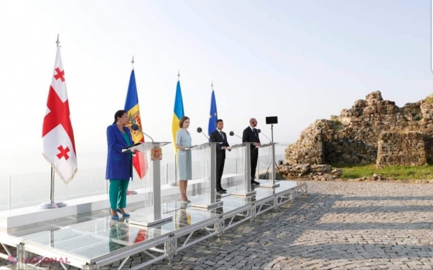DOC // R. Moldova, Ucraina şi Georgia, OBIECTIV comun pentru următorii ani - ADERAREA la UE. Preşedinţii celor trei state au ajuns la concluzia că Rusia reprezintă o AMENINŢARE serioasă pentru regiune şi Europa în ansamblu