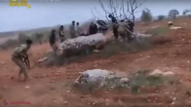 VIDEO dramatic // Ultimele clipe ale PILOTULUI rus doborât în Siria. Luptă sângeroasă
