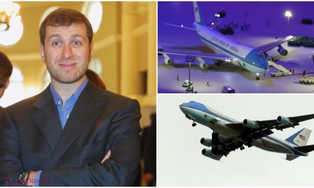 FOTO // „Bandito”, super avionul lui Abramovich, echivalează cu „Air Force One” al lui Donald Trump. Preţul e „de pe altă planetă”