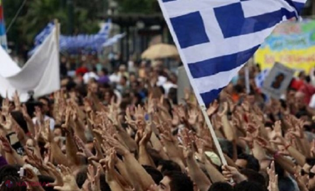 PROTESTE de amploare în Grecia, cu o zi înainte de referendum