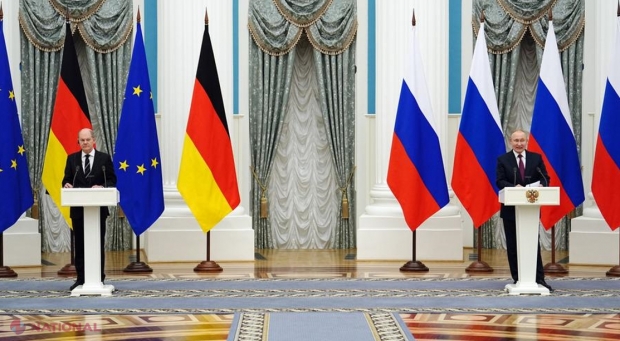 Prima mare LOVITURĂ primită de Putin, după ce a recunoscut independența separatiștilor din Donețk și Lugansk. Cancelarul german a luat DECIZIA 