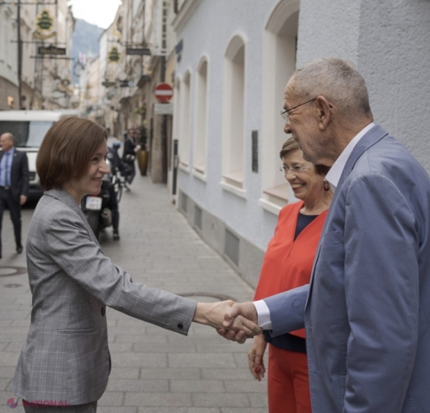 Maia Sandu, „întrevedere călduroasă” cu președintele Austriei: „Am discutat și despre importanța inițierii negocierilor de aderare a Republicii Moldova la UE în cel mai scurt timp”