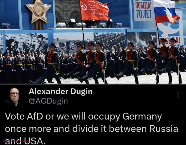 Dughin, ideologul lui Putin, AMENINȚĂ cu intrarea tancurilor rusești în Berlin și împărțirea Germaniei cu Statele Unite ale Americii