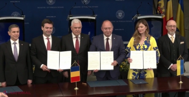 Declarația comună a TRILATERALEI România-Moldova-Ucraina: „Așteptăm cu nerăbdare decizia de a începe negocierile de aderare la UE ale Ucrainei și R. Moldova în 2023”
