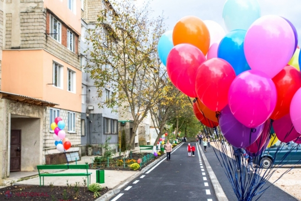 Galerie FOTO // Încă două curți au fost MODERNIZATE la Orhei, în cadrul Programului „Operațiunea Curtea”