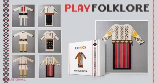 Folclorul românesc, din nou la MODĂ. Peste 2 000 de copii din România, R.Moldova și Ucraina au reconstruit costumele populare din cărămizi