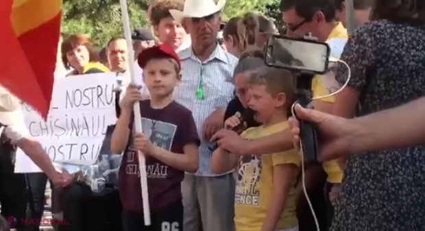 VIDEO // Vicepreședintele PD: „Confirmările care demonstrează exploatarea copiilor, uneori într-o formă INUMANĂ, la protestele organizate de Maia Sandu și Andrei Năstase”
