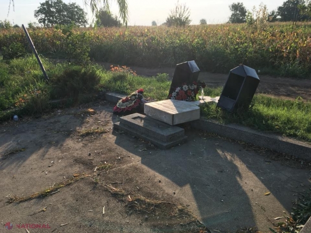 FOTO // Crucea lui Ion și a Doinei Aldea-Teodorovici, instalată la locul accidentului fatal din România, VANDALIZATĂ