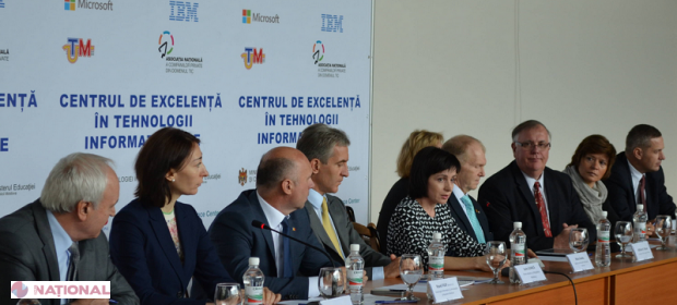 Centru de EXCELENŢĂ în domeniul tehnologiilor informaționale la UTM, cu sprijinul Microsoft şi IBM