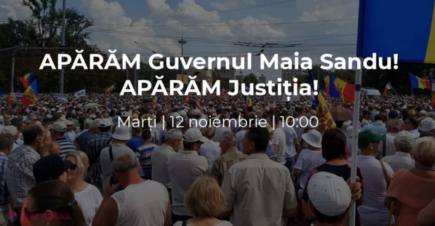 Blocul „ACUM” cheamă cetățenii în fața Parlamentului pentru a susține Guvernul Sandu