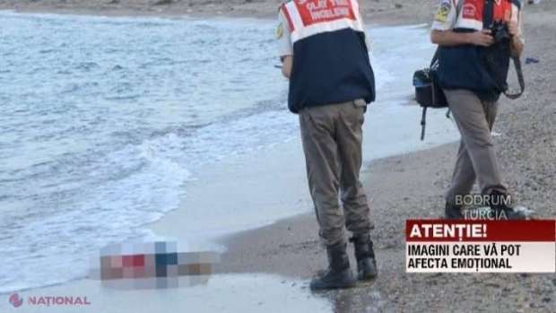 CRIZA IMIGRANŢILOR: IMAGINI ŞOCANTE cu un copil sirian de 3 ani, găsit înecat, fac înconjurul lumii  