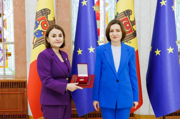 Fosta ministră de Externe a României, decorată cu „Ordinul de Onoare”: „Luminița Odobescu a contribuit la promovarea deschiderii negocierilor de aderare a R. Moldova la UE”