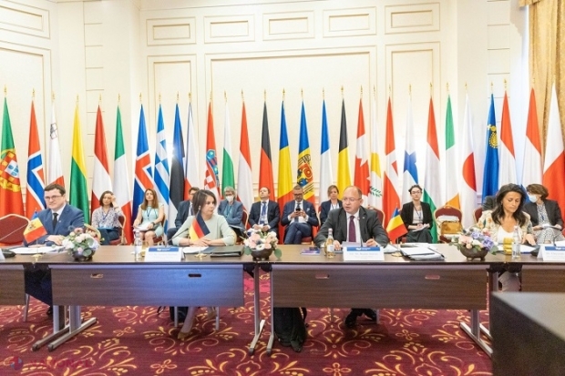 Conferinţă ministerială a Platformei de sprijin pentru R. Moldova, desfășurată la București: Germania anunță ajutor suplimentar pentru Chișinău în valoare de 77 de milioane de euro. Aurescu: „Bugetul Republicii Moldova se află sub o presiune enormă”