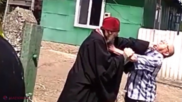 VIDEO // Un preot din raionul Drochia a sărit la BĂTAIE la o masă de pomenire: Mitropolia Moldovei l-a dat afară pentru că „a smintit opinia publică”