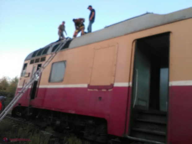 ARD trenurile din R. Moldova: Încă un incendiu într-un tren cu zeci de pasageri la bord
