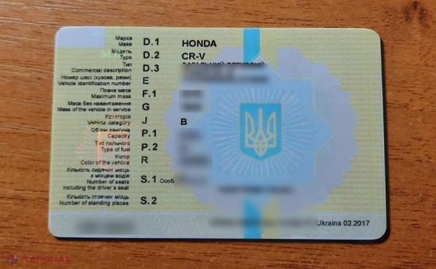 O familie din Ucraina care venea spre Chișinău a rămas fără mașină