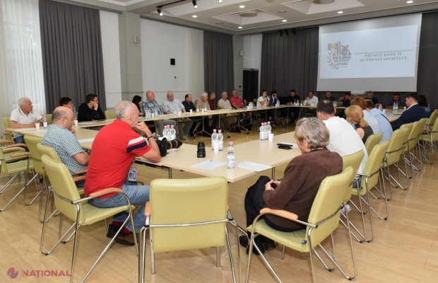 CNOS și MEC au ignorat primul Forum NAȚIONAL al presei sportive din R. Moldova