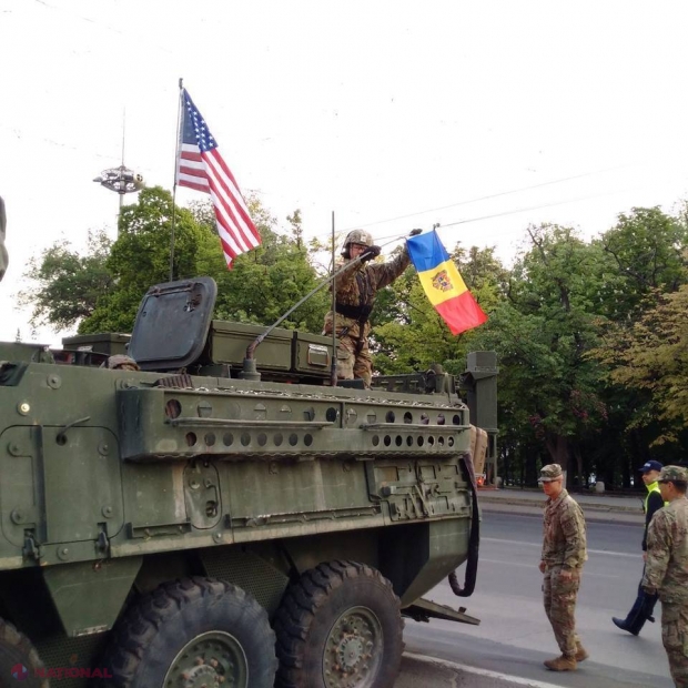 Tehnică militară americană, în centrul Chișinăului - eveniment-lipsă din comunicatul Guvernului