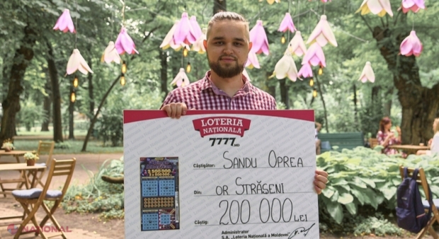 VIDEO // O femeie i-a dăruit fiului său 200 000 de lei, câștigați cu biletul ”Bingo American”