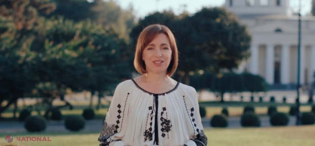 VIDEO // Președinta Maia Sandu, mesaj de Ziua Independenţei: „R. Moldova este casa noastră și alegem un viitor în pace și bunăstare. Ne scriem istoria! La mulți ani, R. Moldova!”