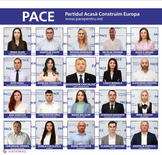 Echipa PACE, condusă de Gheorghe Cavcaliuc, are deja peste 3 000 de membri la o lună de la lansare. În ultimele zile au aderat la formaţiune ingineri, profesori, agronomi, avocaţi sau MARINARI. Despre cine e vorba