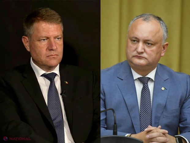 Igor Dodon a vorbit cu Klaus Iohannis, dar NU a fost invitat la București. „La finele convorbirii am reiterat invitația pentru dl. Klaus Iohannis de a întreprinde o vizită oficială în R. Moldova”