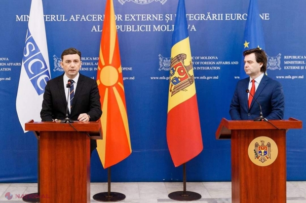 Ministrul de Externe al Macedoniei de Nord, stat care deține Președinția OSCE, declarații la Chișinău: „Activitatea în formatul 5+2 este acum suspendată, dar rămâne unicul format agreat reciproc pentru reglementarea diferendului transnistrean”