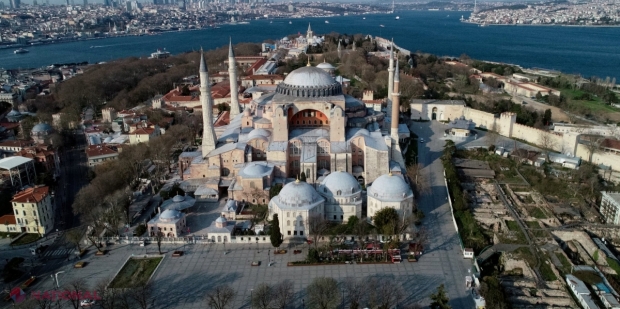 Precizări oficiale ale Turciei pentru turiștii care vor dori să viziteze de acum înainte bazilica Sfânta Sofia din Istanbul