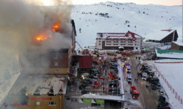 Printre zecile de morţi și răniți în incendiul din stațiunea de schi din Turcia nu sunt cetățeni ai R. Moldova, dă asigurări MAE ​