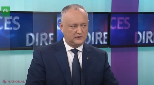 Duble STANDARDE // Dodon AVERTIZA că un GUVERN DEMISIONAR nu este în drept să meargă în Parlament și să ceară instituirea stării de urgență