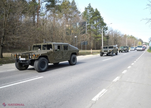 Tehnică militară pe drumurile din R. Moldova și aeronave militare ale SUA în spațiul nostru aerian: Precizările Ministerului Apărării 