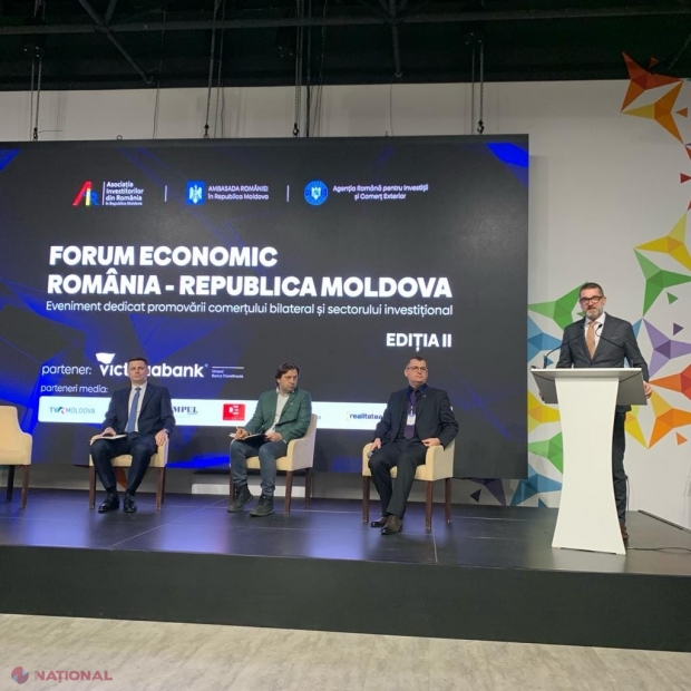 VIDEO // Investitorii de pe ambele maluri ale Prutului și-au dat mâna la Forumul economic România – R. Moldova. „Companiile românești au creat peste 10 000 de locuri de muncă în R. Moldova și au o cifră de afaceri de circa un miliard de euro”