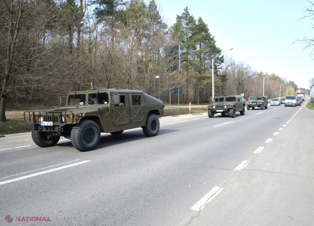 Trageri de luptă din aruncătoare de bombe, la Bălți, și tehnică militară pe străzi: Precizările Ministerului Apărării