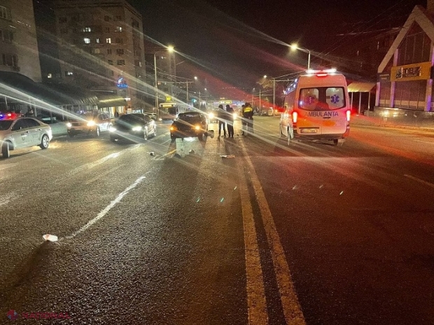 Un bărbat din Chișinău, UCIS pe o stradă din Chișinău de către o mașină condusă de un tânăr de 27 de ani