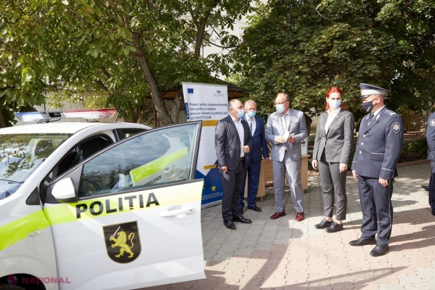 FOTO // DONAȚIE pentru Poliția din Ialoveni! Ambasadorul Daniel Ioniță: „Atâta timp cât R. Moldova va rămâne ferm ancorată pe drumul său către UE, sprijinul României pentru R. Moldova va crește exponențial”
