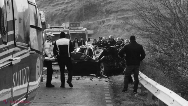 Grav accident în România, cu implicarea a două autovehicule din R. Moldova: Trei persoane au decedat pe loc
